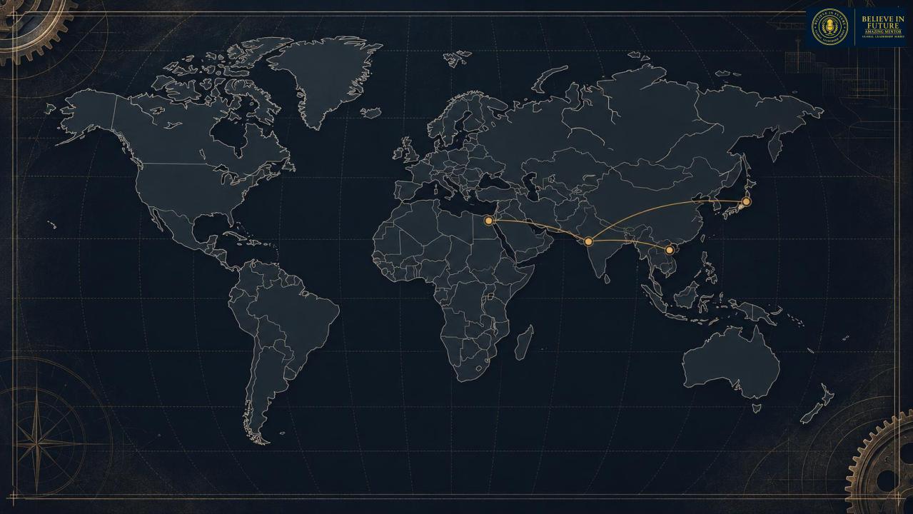 Global footprint map