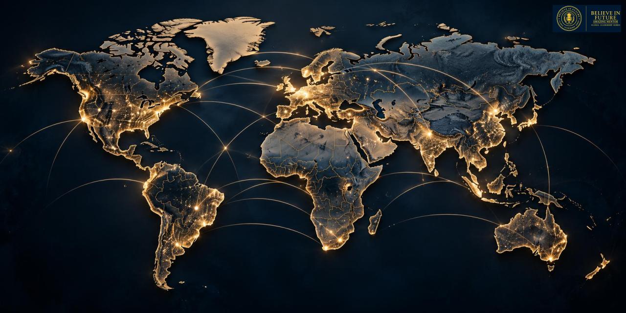 Global footprint map